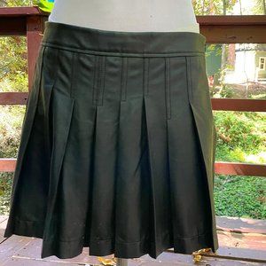 BCBG faux leather skirt